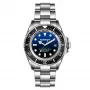 BOBROFF MAN BF003 reloj analógico de cuarzo 44mm esfera negra correa de piel auténtica
