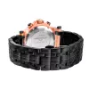 BOBROFF MAN BF1001M15M 44mm reloj analógico de cuarzo con esfera negra y correa de piel auténtica