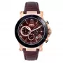 BOBROFF MAN BF1001M65 reloj analógico de cuarzo 44mm esfera negra correa de piel