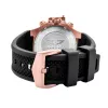 BOBROFF MAN BF1002M15 Reloj de cuarzo analógico 43 mm esfera negra correa de piel