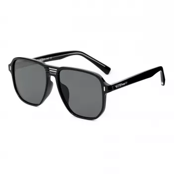 BOBROFF MAN BFG0003-C1 Gafas de sol - protección UV400, lentes de policarbonato, 56 mm de ancho de lente