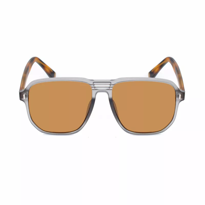 BOBROFF MAN BFG0003-C5 Gafas de sol rectangulares UV400 Lente de policarbonato 56/17/145 mm