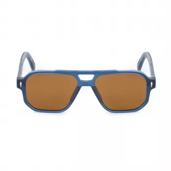 BOBROFF MAN BFG0007-C4 Gafas de sol - Montura de acetato rectangular con protección UV400 - 55/15/143 mm