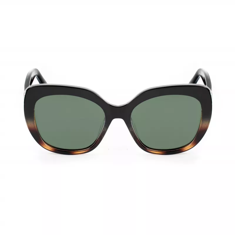 BOBROFF Gafas de sol para mujer BFG0001-C2P - Lentes grises, montura de plástico, protección UV400