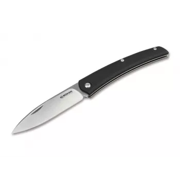 Boker Magnum Long Lead cuchillo EDC 01SC080 - hoja drop-point 440A, mango G-10, linerlock