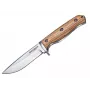 Navaja Boker Magnum Zebra Drop 02SC337, hoja drop-point de acero inoxidable 440A, mango de madera de zebrano, liner lock, navaja EDC