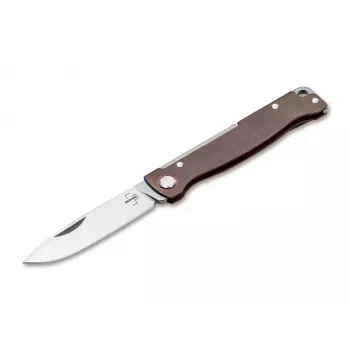 Böker Plus Atlas Copper cuchillo D2 slipjoint hoja 70mm