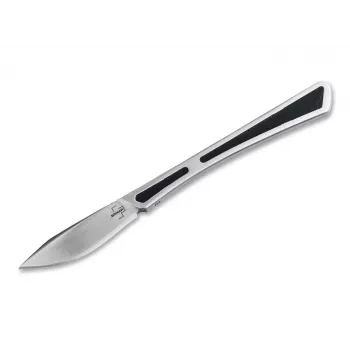 Boker Plus Cuchillo bisturí Acero D2 Mango G10 Funda Kydex Porte en cuello 02BO072
