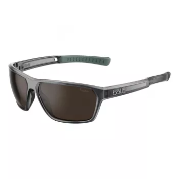 Gafas deportivas unisex BOLLE BS045002-S - montura negra mate, lentes grises tintadas, 63/15/130 mm