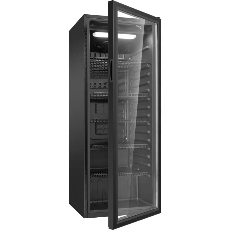 Bomann KSG 7292 Frigorífico con puerta de cristal 143 cm blanco