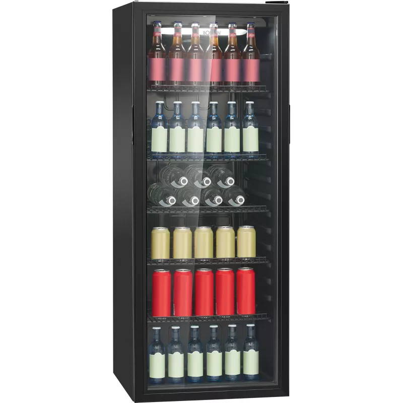Bomann KSG 7292 Frigorífico con puerta de cristal 143 cm blanco