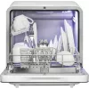 Bomann TSG 5702 lavavajillas de sobremesa blanco con depósito de agua de 5L, 2 cubiertos, 6 programas, clase energética F