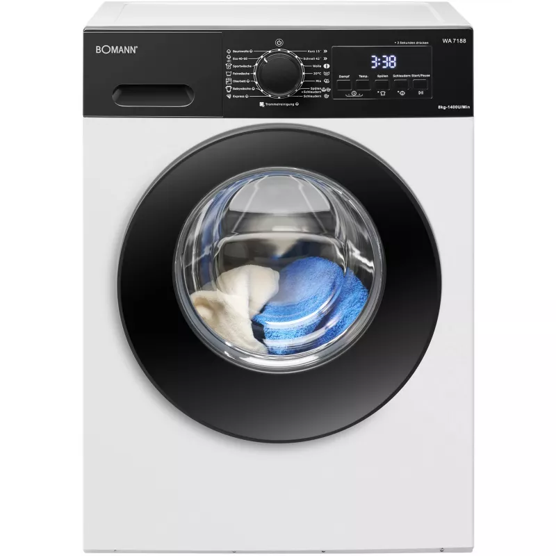 BOMANN WA 7188 Gofrera, blanco/negro