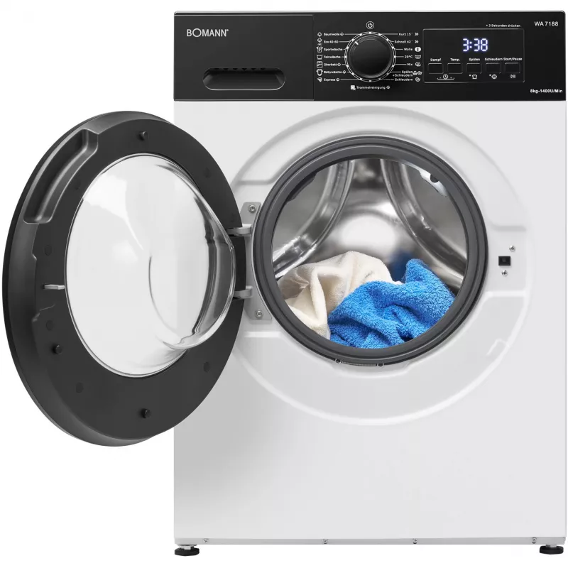 BOMANN WA 7188 Gofrera, blanco/negro