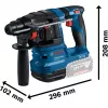 Bosch 18V Professional Set Martillo perforador GBH 18V-22 + Taladro atornillador GSR 18V-45 - (azul/negro, 2x batería Li-Ion 4.0Ah, broca para martillo y juego de puntas, bolsa de herramientas) (0615V0003D)