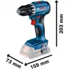 Bosch 18V Professional Set Martillo perforador GBH 18V-22 + Taladro atornillador GSR 18V-45 - (azul/negro, 2x batería Li-Ion 4.0Ah, broca para martillo y juego de puntas, bolsa de herramientas) (0615V0003D)