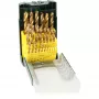 Bosch 2607017154 set de brocas helicoidales HSS de 25 piezas con recubrimiento TiN y mango cilíndrico