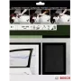 Bosch Accessories 2609256C47 Juego de papel de lija manual, grano 240/400/600, 230 x 280 mm, 1 juego