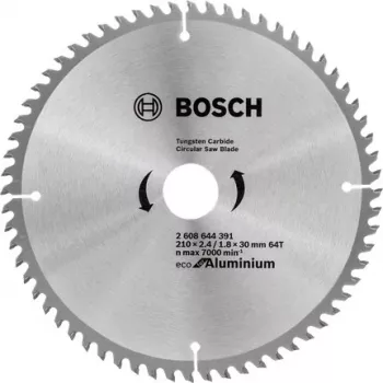BOSCH Hoja de sierra de aluminio 210x30mm 64 dientes ECO