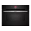 Bosch CMG7241B1 horno compacto con microondas, 45L, 900W, negro