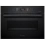 Bosch CSG856RC7 horno compacto de empotrar con función de vapor, 47L, Touch Control, Home Connect