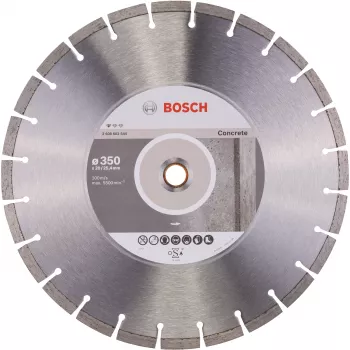 BOSCH Disco de corte diamantado 350x25,4 mm segmentado para hormigón