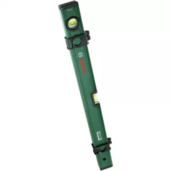 Bosch DIY Nivel de burbuja 60 cm con deslizador marcador, ranura en V y base fresada plana – verde