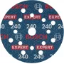 Bosch Expert M480 disco de lijar de red 150 mm P120 pack de 50 con velcro multitaladro para lijadora excéntrica 2608902449