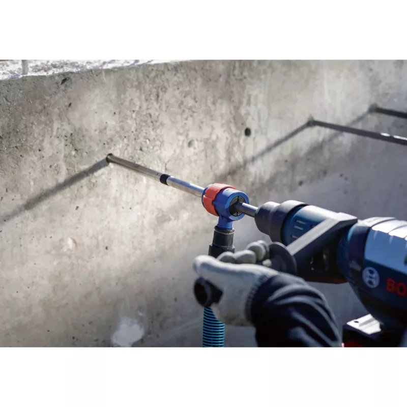 Bosch EXPERT SDS Clean plus-8X set de brocas para martillo, Ø 12 mm, longitud de trabajo 200 mm, broca con aspiración y conexión de aspiración