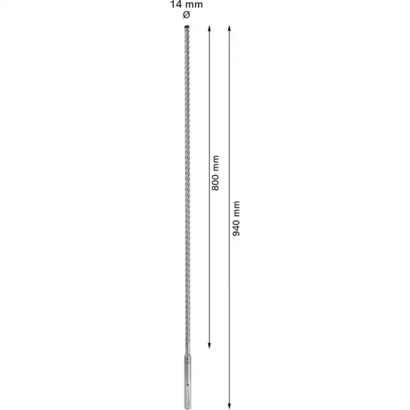 Bosch Expert Broca martillo SDS-max-8X 14x940mm para hormigón, mampostería, hormigón armado 2608900210