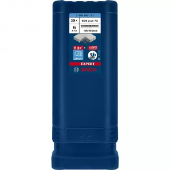 BOSCH EXPERT SDS plus-7X broca para martillo 6mm 100mm longitud de trabajo set de 30 piezas