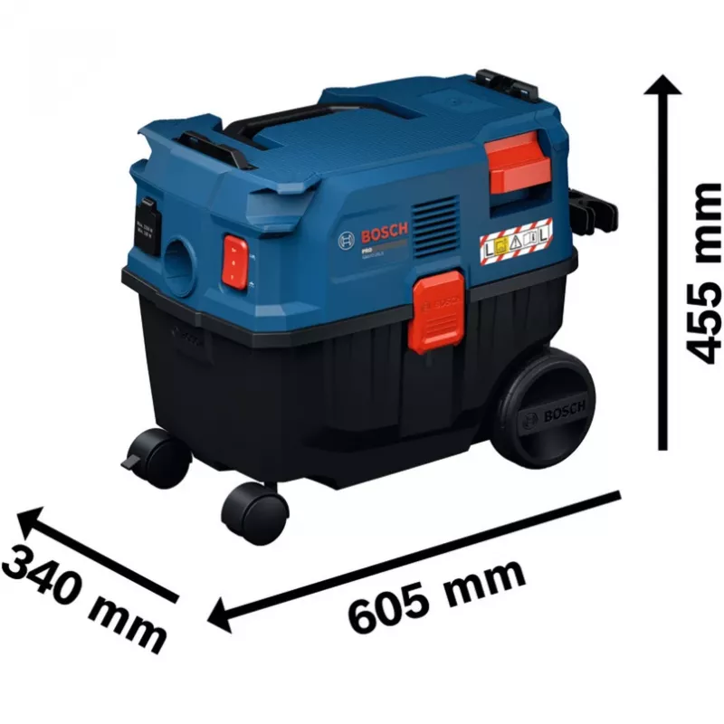 Aspirador polivalente Bosch GAS12-25LS 1250 W 25 L aspirador de agua y polvo