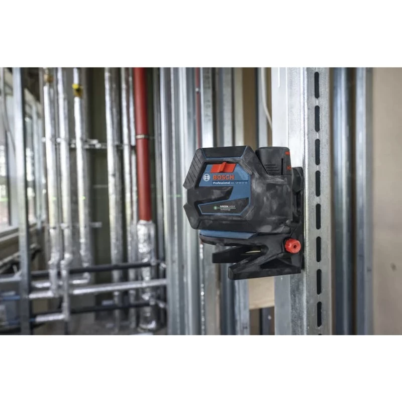 Bosch GCL 12V-50-22 CG Professional Nivel láser combinado inalámbrico (azul/negro, líneas láser verdes y puntos de plomada, incl. soporte giratorio RM 20)