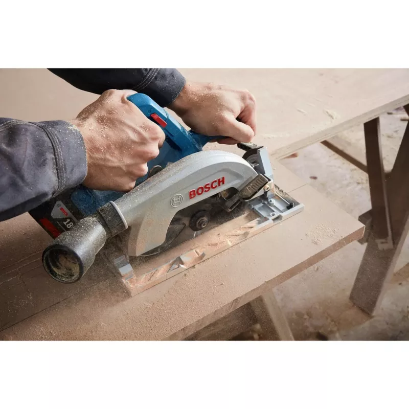 Bosch GKS 18V-57-2 Professional sierra circular de mano a batería Solo (hoja de sierra 165 mm, 18 V, sin escobillas, en L-BOXX)