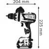 Bosch GSB 18V-110 C Professional Atornillador percutor de batería 18V (sin batería, azul/negro)