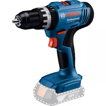 Bosch GSB 18V-25 Professional taladro percutor atornillador a batería, pack individual, 18 V, azul/negro, sin batería
