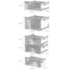 Bosch GSN36VCCG congelador independiente, NoFrost, 242 L, clase energética E, acabado inox