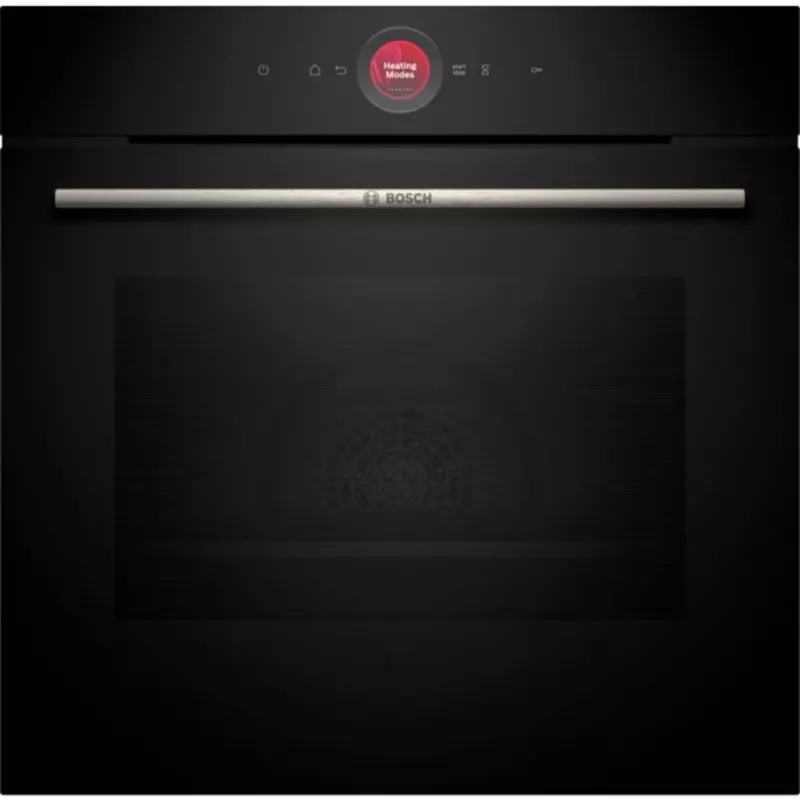 Bosch HBG7341B1 Series 8 Horno eléctrico integrable, 71L, autolimpieza por pirólisis, negro, 60 cm