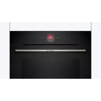 Bosch HBG7341B1 Series 8 Horno eléctrico integrable, 71L, autolimpieza por pirólisis, negro, 60 cm