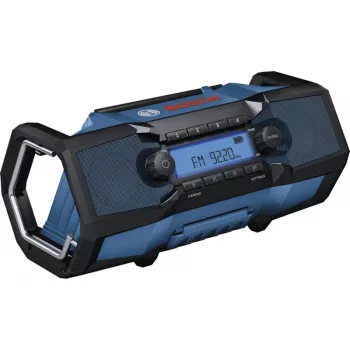 BOSCH HEAVY DUTY GPB18V-3C Professional Radio FM Bluetooth (Azul/Negro, dispositivo sin batería)