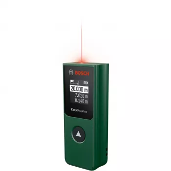 Bosch Home & Garden EasyDistance 20 Medidor de distancias láser, alcance 20 m, verde/negro