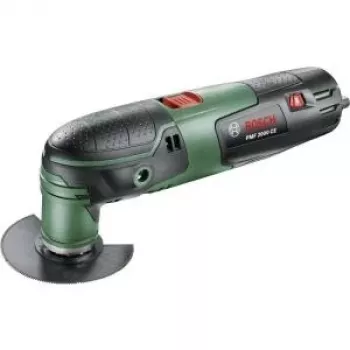 Bosch Home and Garden PMF 2000 CE 0603102003 herramienta multifunción con set de accesorios de 10 piezas, 220 W, Starlock, velocidad variable