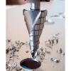 Bosch Broca escalonada HSS 4-20 mm, vástago de 3 caras, 70,5 mm de longitud 2608597519