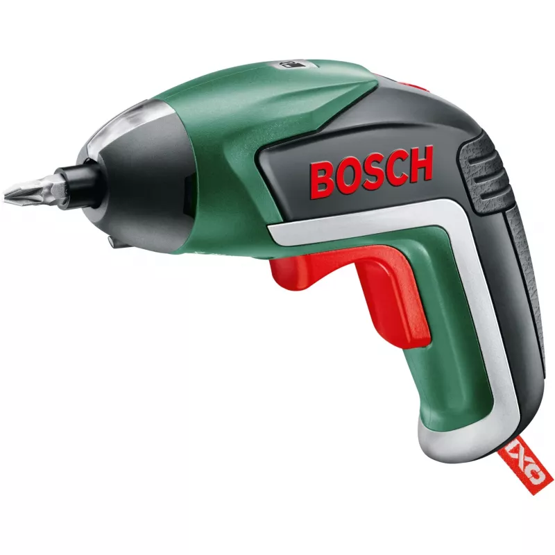 Bosch IXO 5 Atornillador a batería con juego de 32 puntas, 3,6V Li-Ion 1,5Ah, Verde/Negro