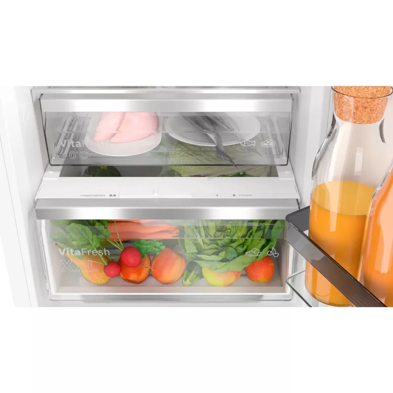 BOSCH KIN86ADD0 Frigorífico-congelador integrado con VitaFresh y NoFrost, 260 L, clase energética D, blanco