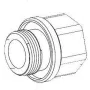 Bosch MIC Series M25 Adaptador de canaleta a 3/4 pulgadas NPT (MIC-M25XNPT34)