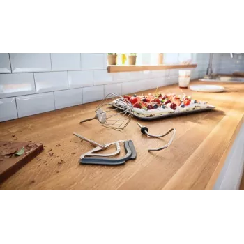 Bosch MUM58359 Robot de cocina rojo rubí/plata 1000W 3,9L bol de acero inoxidable
