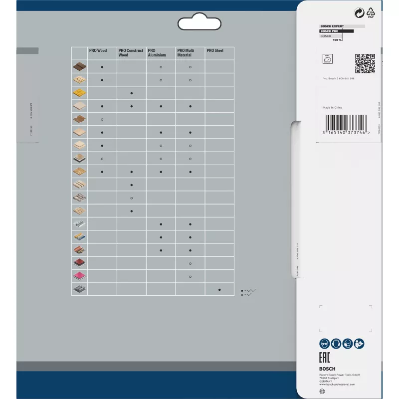Bosch Power Tools PRO Hoja de sierra circular para madera 235 mm, 60 dientes, 30 mm de perforación para sierras circulares manuales