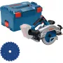 BOSCH Power Tools Set: Sierra circular de mano a batería GKS 18V 57 GX con hoja de sierra en L-BOXX