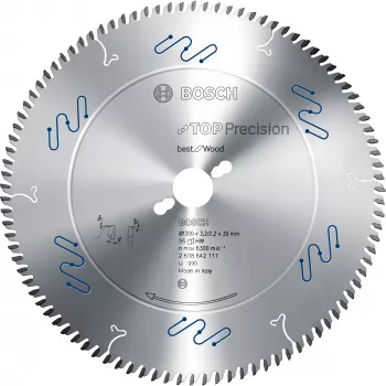 BOSCH POWERTOOLS Best for Wood hoja de sierra circular, Ø 250 mm, 40 dientes, 30 mm de perforación, para sierras de mesa